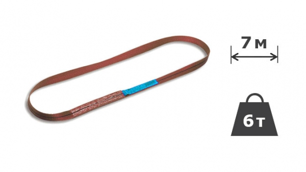 6т х 7м Строп текстильний кільцевий
