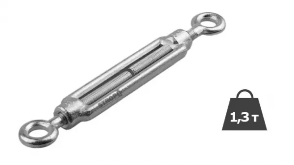 М16 Талреп вухо-вухо DIN 1480 оцинкований 1350 кг