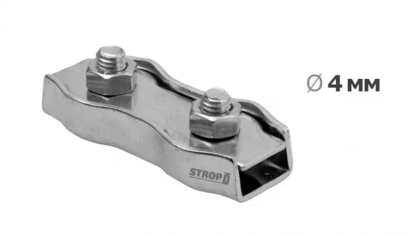 4мм Затиск для канату DUPLEX