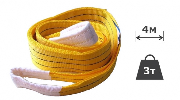 3т х 4м Строп текстильний петльовий