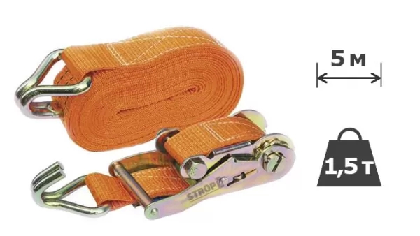 1,5т х 5м Стяжний ремінь STANDARD